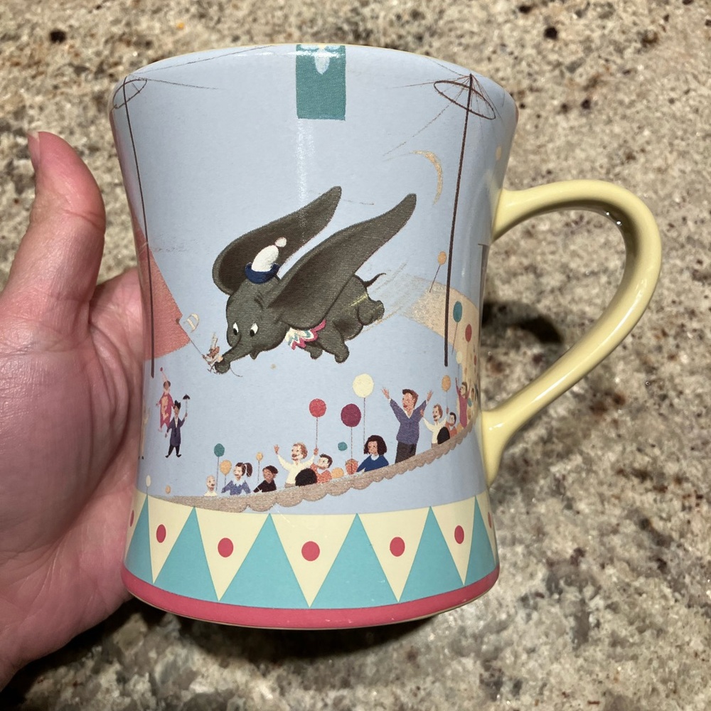 Disney Dumbo Yellow Mug with Iconic Logo
